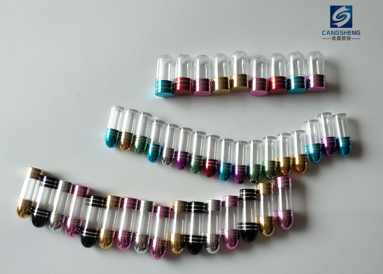 SGS 2g Lege Plastic Achthoekige Blauwe de Rinoceroscapsules van Pillenflessen