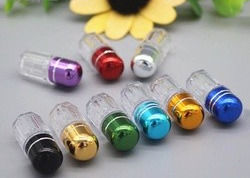 ODM 15mm Lege Capsuleshells Fles met Plastic Blaren
