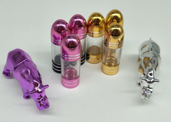 ISO9001 de duidelijke Pillenflessen 2ml kiezen Capsule met Metaal GLB uit