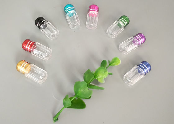 Achthoekige Lege Plastic Pillencapsules 2g met Aluminiumkappen