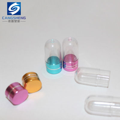 15mm PS ontruimen Plastic Container Één van Pillenflessen Capsule
