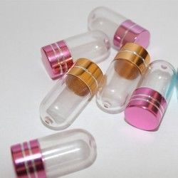 15mm PS ontruimen Plastic Container Één van Pillenflessen Capsule