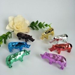 Capsules van de rinoceros de Lege Plastic Pil