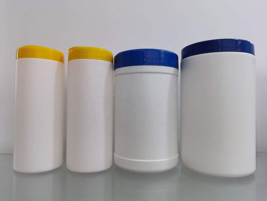 180mm HDPE het Schoonmaken veegt Emmerfles met Witte Deksels af