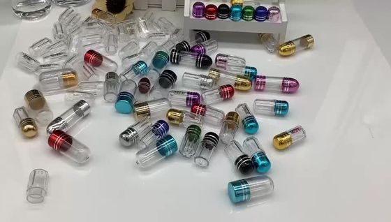 Cilindrische 13mm Mini Pill Bottles 2ml Lege Plastic Pillencapsules
