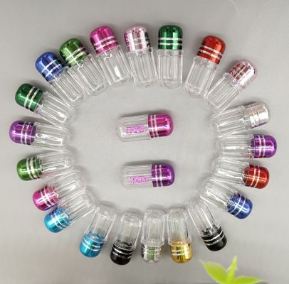 Cilindrische 13mm Mini Pill Bottles 2ml Lege Plastic Pillencapsules