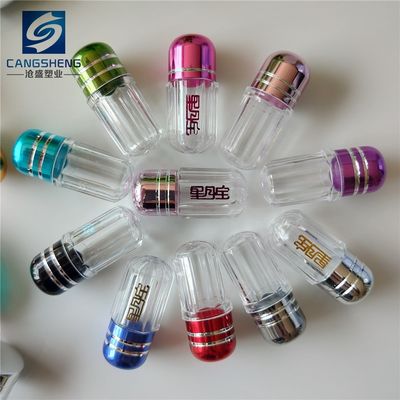 Cilindrische 13mm Mini Pill Bottles 2ml Lege Plastic Pillencapsules