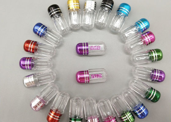 12mm PS kiezen de Lege Plastic Pillencapsules de Verpakkende Flessen van de Pillencapsule uit