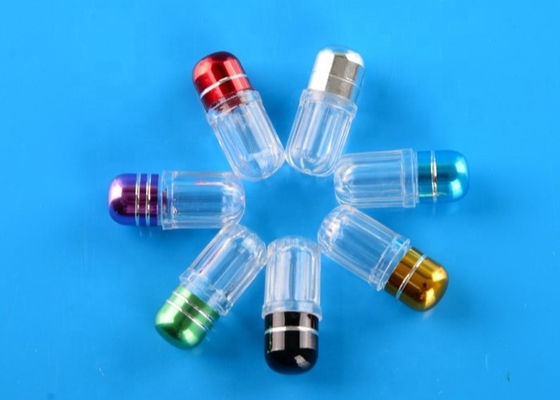 1g plastic Capsuleflessen om Polystyreen Mini Pill Bottles