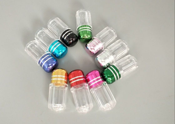 3g de Plastic Fles van Mini Plastic Capsule Bottles ISO9001 met Metaal GLB
