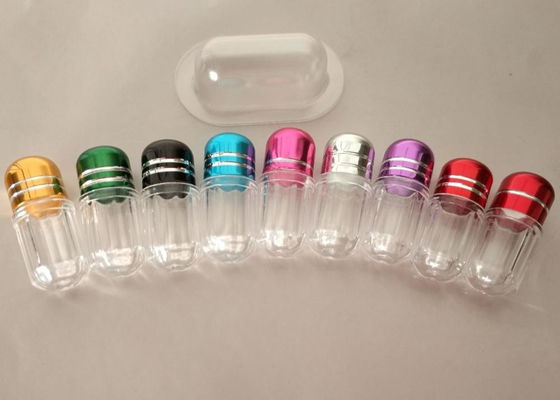 3g de Plastic Fles van Mini Plastic Capsule Bottles ISO9001 met Metaal GLB