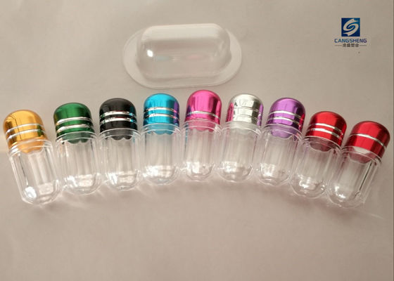 SGS 2g Lege Plastic Achthoekige Blauwe de Rinoceroscapsules van Pillenflessen