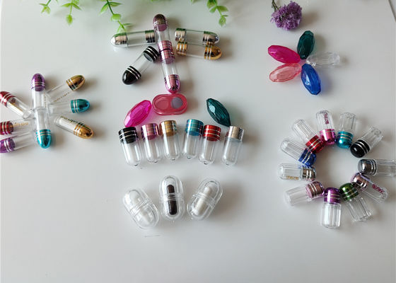 Gouden Lege Capsuleshells PS Plastic 2g ontruimen Pillenflessen