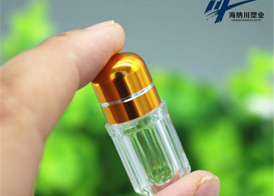 Gouden Plastic de Capsule Verpakkende Flessen van 2g met Metaalkroonkurk