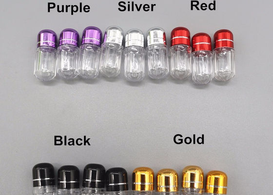 Gouden Plastic de Capsule Verpakkende Flessen van 2g met Metaalkroonkurk