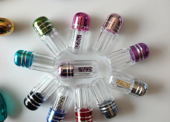 Rinoceros 8 Roze Lege Capsuleshells 33mm Cilindrische Vorm