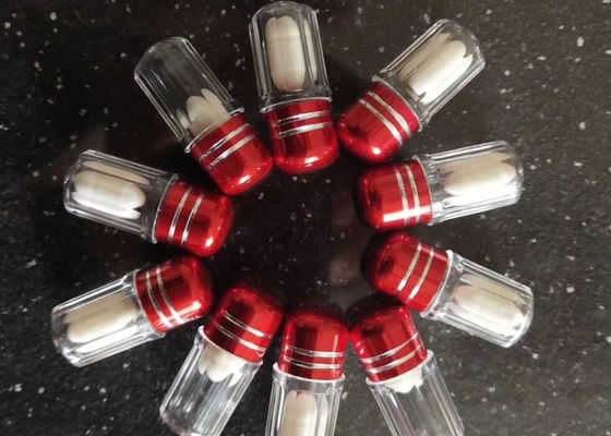 14mm 2ml kiezen PS van de Pillencontainer Plastic Fles met Metaal GLB uit