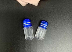 5ml blauwe de Containeroem van de Rinoceros Enige Pil met Metaalkroonkurk