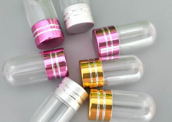 ISO9001 de duidelijke Pillenflessen 2ml kiezen Capsule met Metaal GLB uit