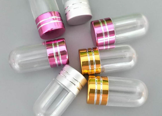 SGS Mini Pill Bottles Plastic PS 2g Rinoceros Gouden Capsules