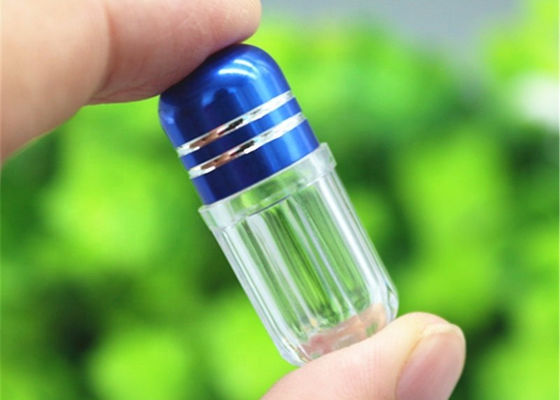56mm Duidelijke Plastic Geneeskundeflessen 5g Cilindrisch Mini Pill Cases
